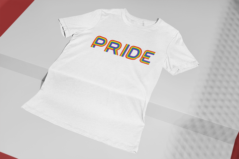 Pride Rainbow Word-Unisex T-Shirt