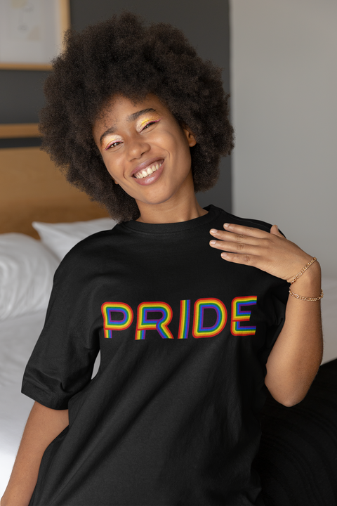 Pride Rainbow Word-Unisex T-Shirt