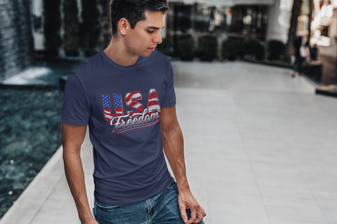 USA Freedom-Unisex T-Shirt