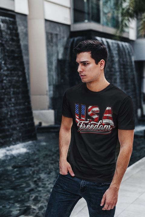 USA Freedom-Unisex T-Shirt