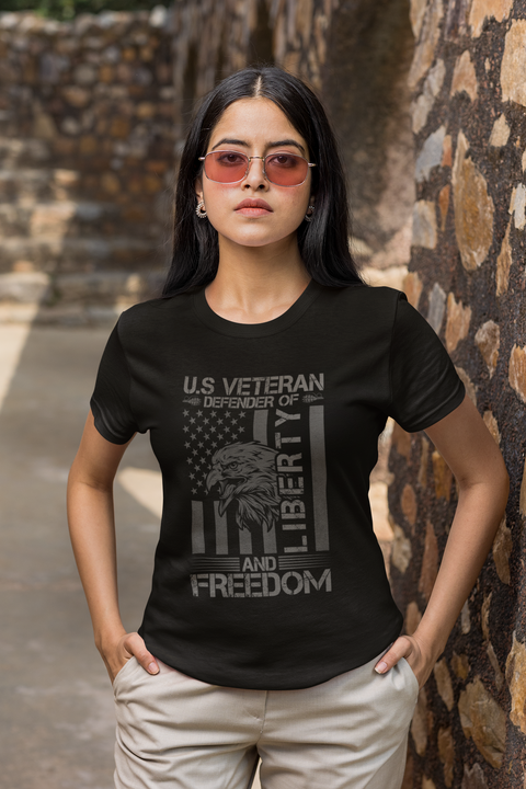 U.S Veteran Liberty and Freedom-Unisex T-Shirt