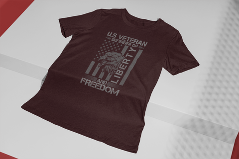 U.S Veteran Liberty and Freedom-Unisex T-Shirt